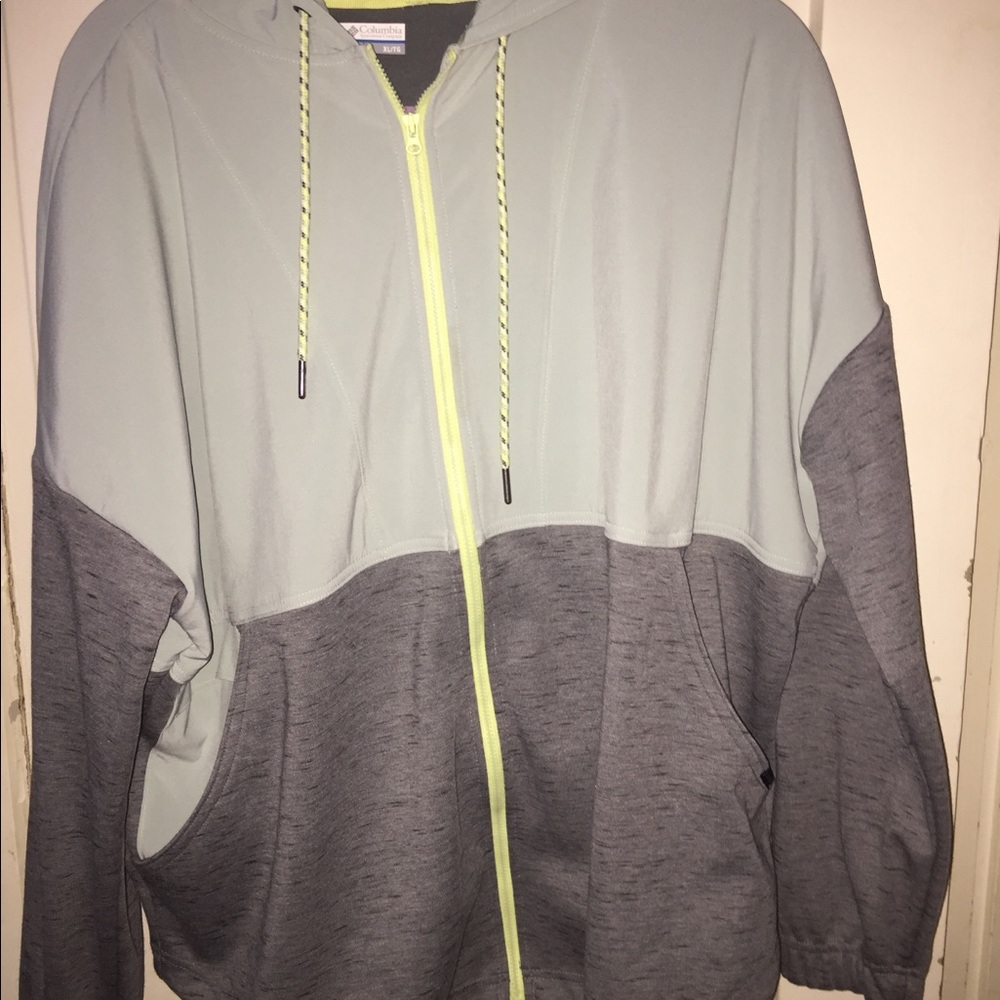 COLUMBIA COLORBLOCK ZIP HOODIE